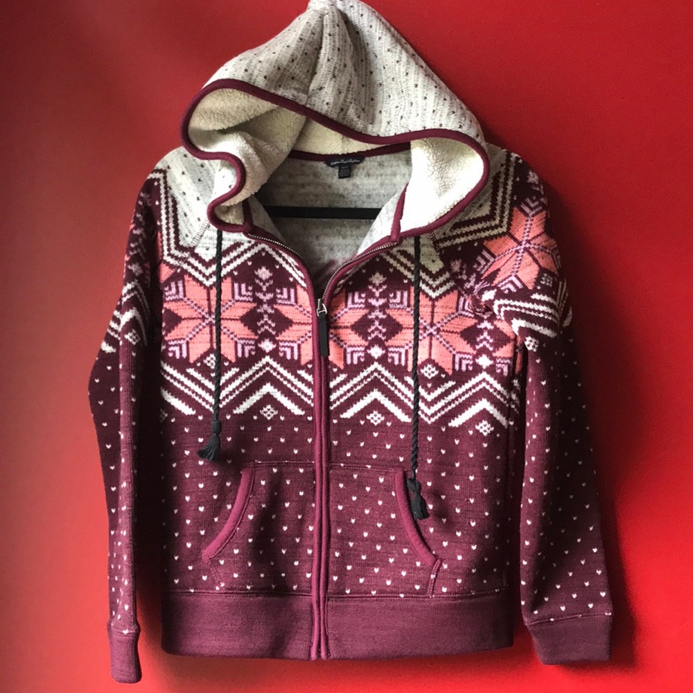 American Eagle Zip Up Sweater